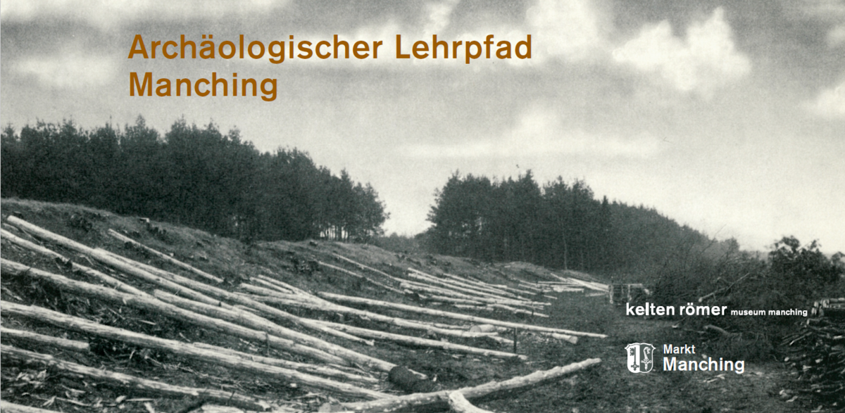 Cover der Faltblattes zum Archäologischen Lehrpfad.