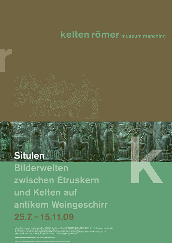 Plakat zur Sonderausstellung »Situlen«.