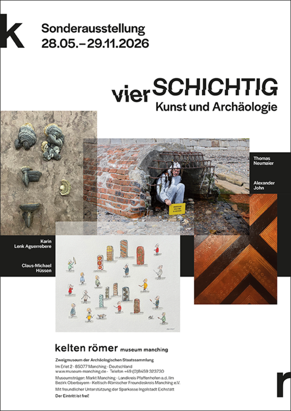 Poster zur Sonderausstellung vierSCHICHTIG