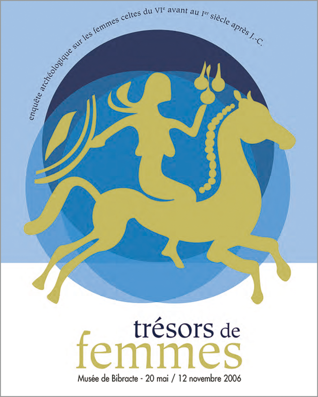 Cover des Begleitheftes zur Sonderausstellung »Trésor de femmes« in Bibracte.